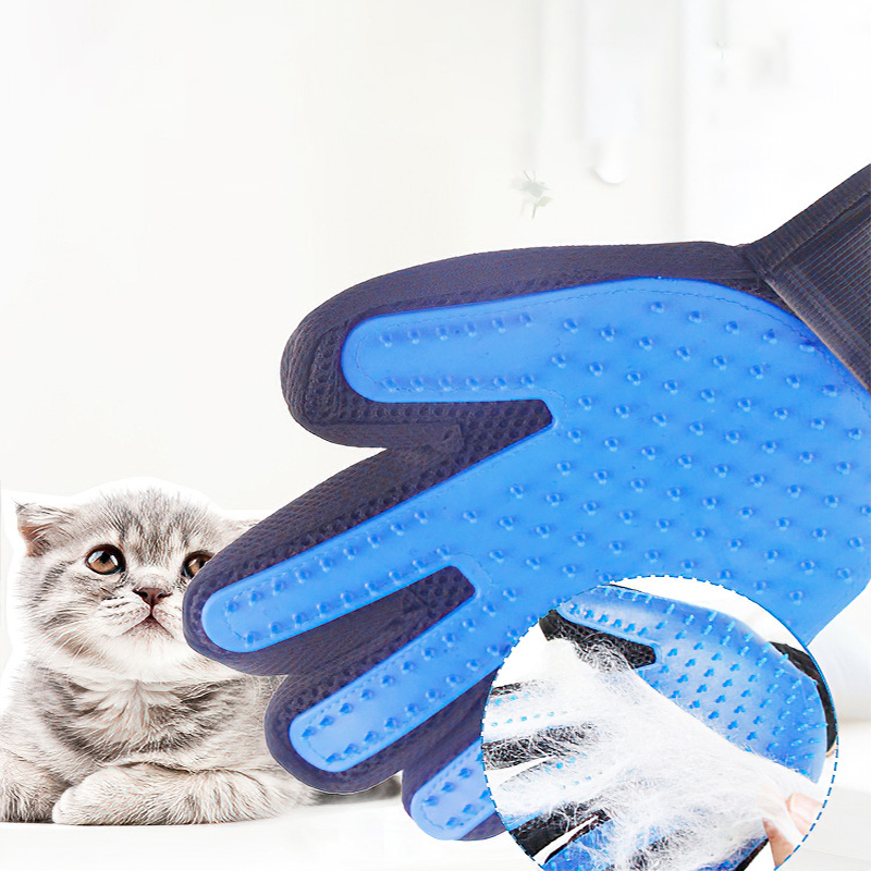 ペットグルーミンググローブ シリコンブラシ マッサージ 脱毛 - Rubber Glove Cleaning のレビューと価格