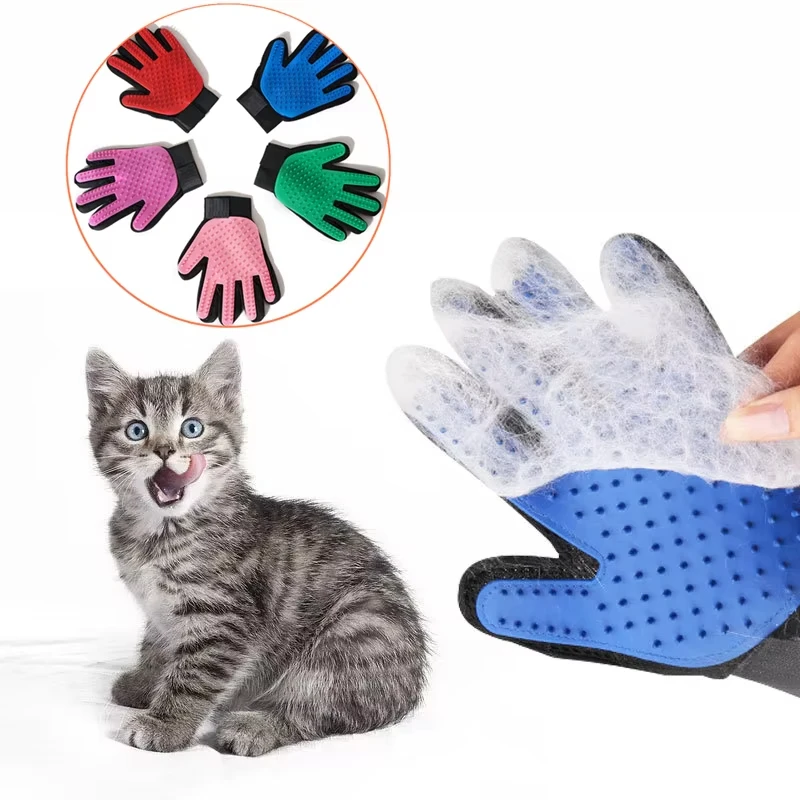 ペット用グローブ 猫用グルーミンググローブ 猫の抜け毛取りブ - Rubber Glove Cleaning のレビューと価格