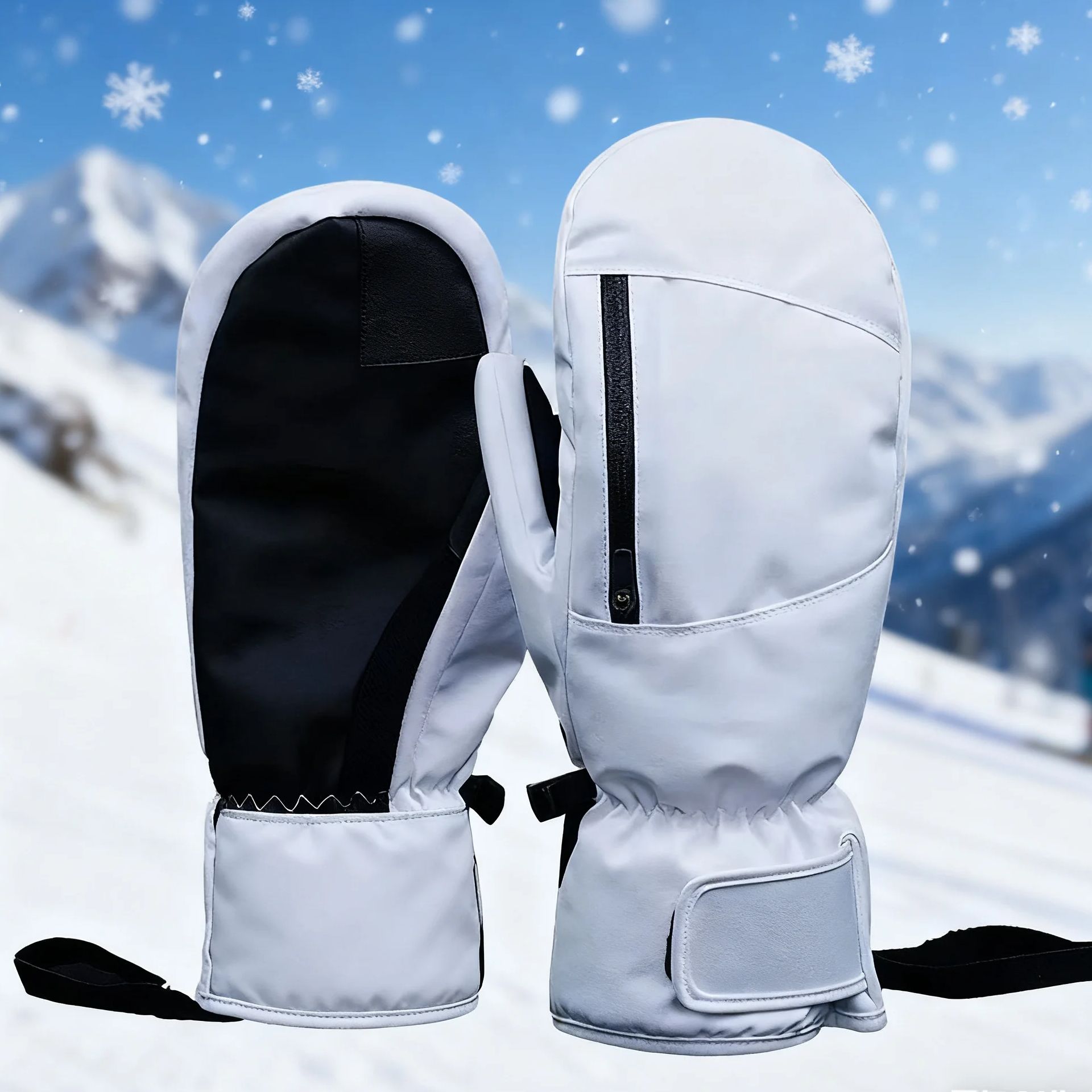冬用スキーグローブ 防水タッチスクリーン 保温性 厚手スノー - Ski Glove Waterproof のレビューと価格