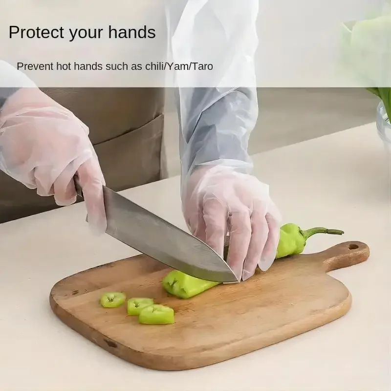 30 個使い捨てアームガード手袋キッチン家庭用クリーニング防 - Rubber Glove Cleaning のレビューと価格