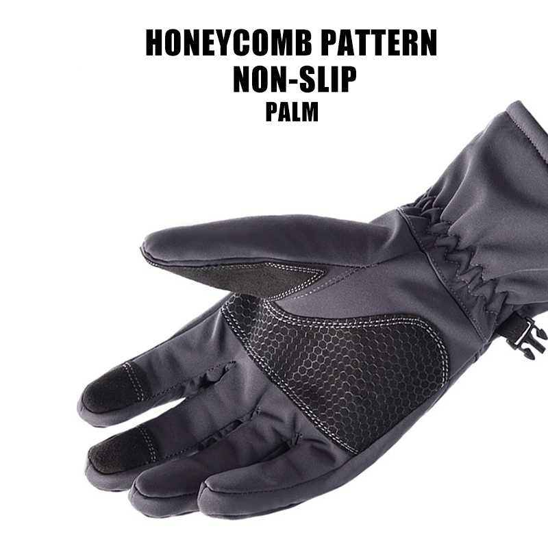 タクティクスアウトドア迷彩狩猟用暖かい滑り止め釣り用手袋防水 - Ski Glove Waterproof のレビューと価格